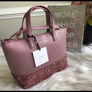 Kate Spade Greta Court Glitter Crossbody Bag